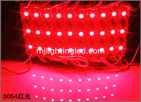 5054 LED Module 3chip Modules de LED rouge 5054 SMD 0,72W 12V IP65 Pour la marque de magasin fournisseur