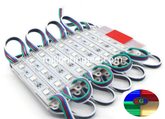 Module LED RGB 12V 5050 étanche, éclairage changeant de couleur pour enseignes publicitaires fournisseur