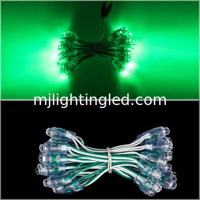 Le signage extérieur LED de DC5V LED de point des boules 12mm d'éclairages verts de pixel a mené le contre-jour mené par nameboard de lettres de canal fournisseur