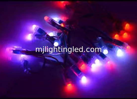 5V 12mm RGB LED Bedrahtet Programmable LED Signage extérieur Changement de couleur Panneaux publicitaires Décoration du bâtiment fournisseur