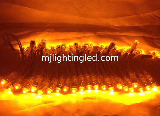 5V 9mm Led Pixel String Couleur jaune 0.1W Signes d'éclairage extérieur fournisseur