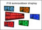 Les modules de pixel de P10-Y allument le module mené semi-extérieur de couleur de monochrom de jaune de module 320MM * 160MM 32 * le panneau 16 mené rouge fournisseur