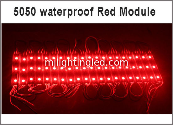 Module LED 12V 5050 SMD Rouge CE ROHS Étanche pour enseigne extérieure fournisseur