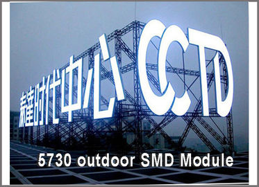 5730 2 lumières ont mené des signes de publicité de l'intense luminosité 12V de modules de pixel fournisseur