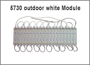 La lumière extérieure 5730 de signage de module de pixel a mené 3 la couleur de blanc des modules 12V 0.8W fournisseur