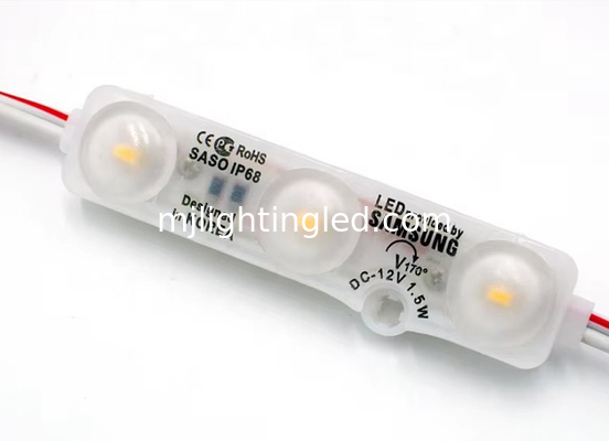 5730 3 LED Module Light 1.5W Injection 6818 LED Module Light 12V avec lentille fournisseur