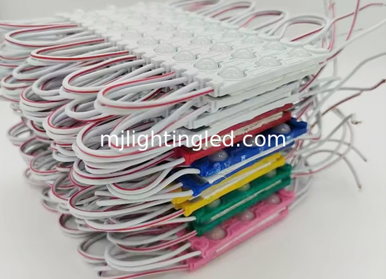 6011 3leds LED Module 12V 2835 1,5W Haute luminosité Pour boîte lumineuse Lettre publicitaire Signe Injection Lentille moulée Lumière fournisseur