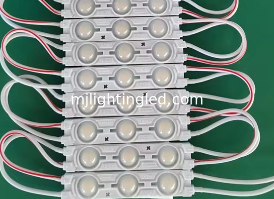 6011 3leds LED Module 12V 2835 1,5W Haute luminosité Pour boîte lumineuse Lettre publicitaire Signe Injection Lentille moulée Lumière fournisseur