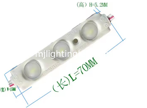 12V 3LED 2835 Module Light 7015 1.8W Injection Modules LED haute luminosité pour les panneaux publicitaires de boîtes de lumière fournisseur