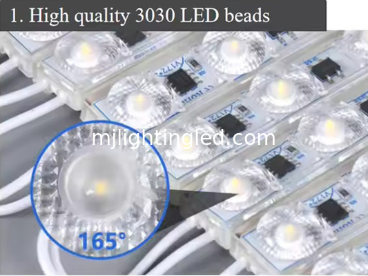 110V/220V LED Module Light 1.5W Injection Led Pour le panneau d'affichage de la lettre du canal fournisseur