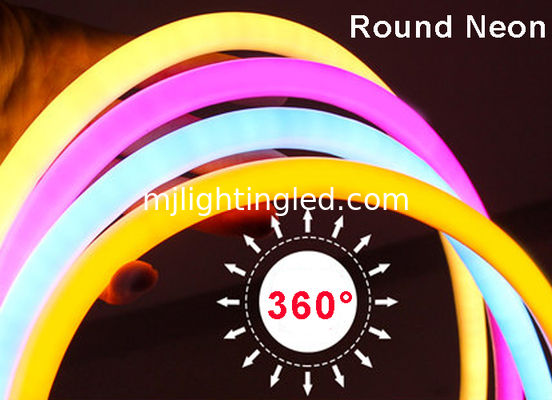 Lumière à néon à LED ronde 12V / 24V bandes de tubes à néon étanches fournisseur