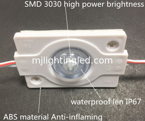 1.5w DC12v 3030 Module à 1 LED Couleur blanche avec lentille à 160 degrés pour rétroéclairage fournisseur