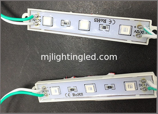 Modules SMD 5054 3LED compétitifs Couleur verte étanche à l'eau DC12V Panneaux lumineux LED fournisseur