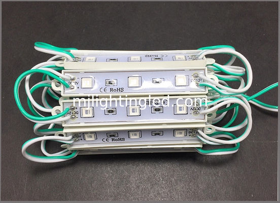 Modules SMD 5054 3LED compétitifs Couleur verte étanche à l'eau DC12V Panneaux lumineux LED fournisseur