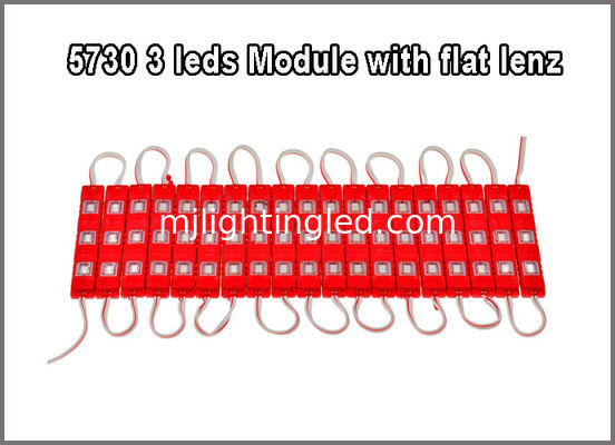 5730 3 LED Module à lentilles plates 12V Modules lumière pour la décoration de bâtiments rétroéclairage LED CE ROHS fournisseur