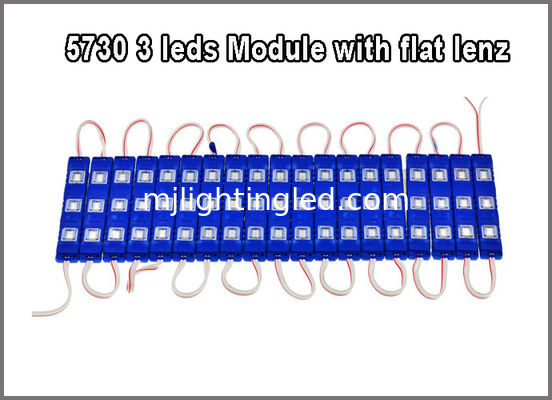 5730 3 LED Module à lentilles plates 12V Modules lumière pour la décoration de bâtiments rétroéclairage LED CE ROHS fournisseur