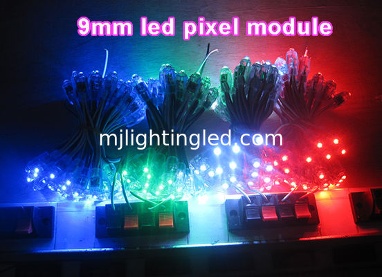 poussée de 5V 9mm par les pixels statiques de la couleur LED de trou pour le signage d'illumination fournisseur