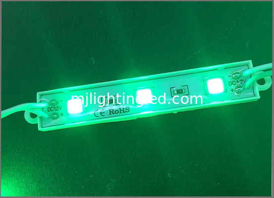 LED SMD5050 Module 3 LEDs couleur verte pour les lettres de canaux LED fournisseur