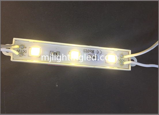 Modules LED 12V 3 Leds 5050 SMD pour bannières de magasin, lettres lumineuses CE ROHS fournisseur