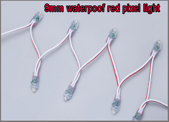 2021 nouveaux 5V 12V ont mené 9mm légers ont mené la lumière rouge exposée de pixels pour allumer la garantie de signes de lettre 3 ans de fabrication de la Chine fournisseur