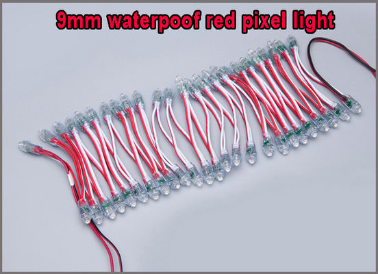 2021 nouveaux 5V 12V ont mené 9mm légers ont mené la lumière rouge exposée de pixels pour allumer la garantie de signes de lettre 3 ans de fabrication de la Chine fournisseur
