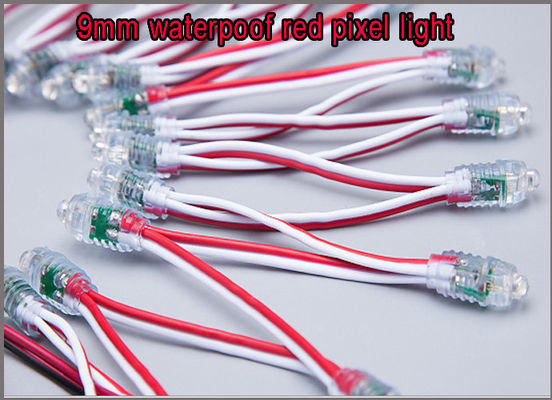 2021 nouveaux 5V 12V ont mené 9mm légers ont mené la lumière rouge exposée de pixels pour allumer la garantie de signes de lettre 3 ans de fabrication de la Chine fournisseur