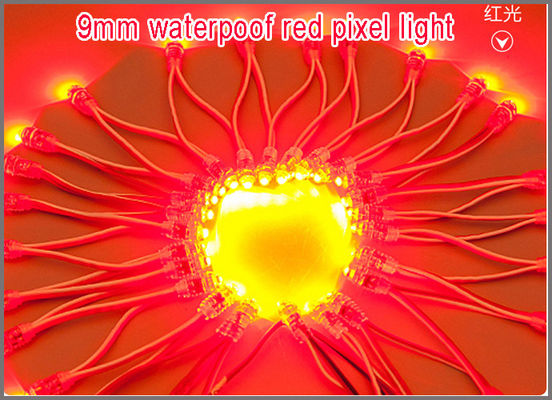 2021 nouveaux 5V 12V ont mené 9mm légers ont mené la lumière rouge exposée de pixels pour allumer la garantie de signes de lettre 3 ans de fabrication de la Chine fournisseur