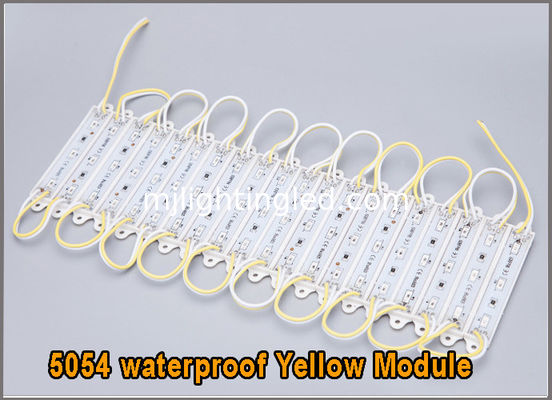 5730 DC12V 3leds Module LED Jaune Étanche SMD pour Panneau Extérieur fournisseur