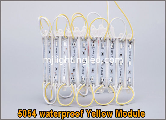 5730 DC12V 3leds Module LED Jaune Étanche SMD pour Panneau Extérieur fournisseur