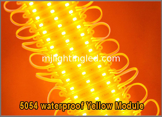 5730 DC12V 3leds Module LED Jaune Étanche SMD pour Panneau Extérieur fournisseur