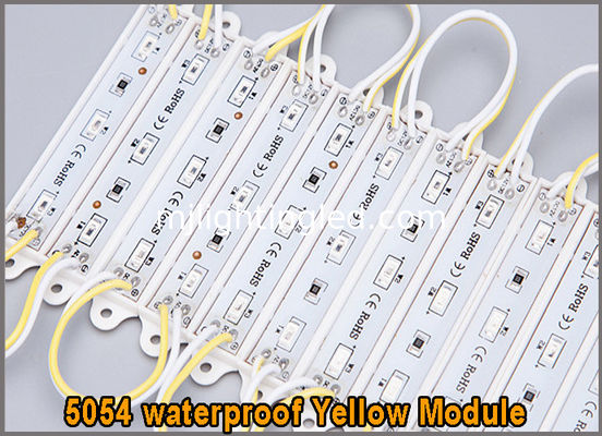5730 DC12V 3leds Module LED Jaune Étanche SMD pour Panneau Extérieur fournisseur