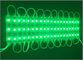5730 3 LED ont mené le module 12V imperméabilisent IP65 couleur verte Modoles de 120 degrés pour la bannière de magasin de signe de LED fournisseur