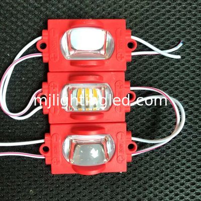 Module LED SMD2835 12V DC 3LED 1.5W IP65 Étanche à Injection avec Lentille pour Lettres Canal et Enseignes Publicitaires fournisseur