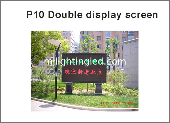 Affichage programmable d'affichage à LED Extérieur du rouge P10 + du vert de module du double P10 de module imperméable bicolore de la couleur 1R1G LED