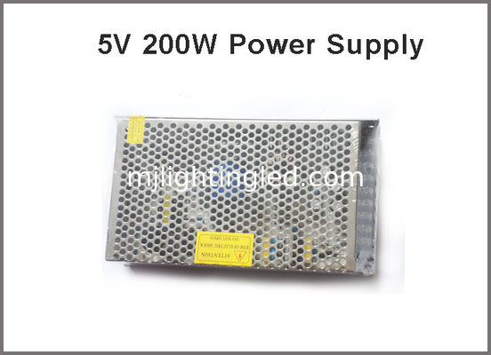 Transformateurs d'éclairage 5V 40A 200W pour enseignes à LED