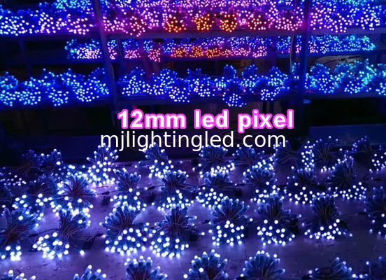Le CE Rohs Colorfull a mené des pixels de la lampe 12mm RVB pour annoncer 3D l'écran de visualisation des lettres RVB.