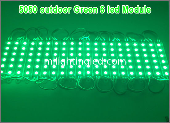Les modules du module DC12V 6 LED de SMD5050 LED imperméabilisent le contre-jour léger extérieur pour le panneau d'affichage