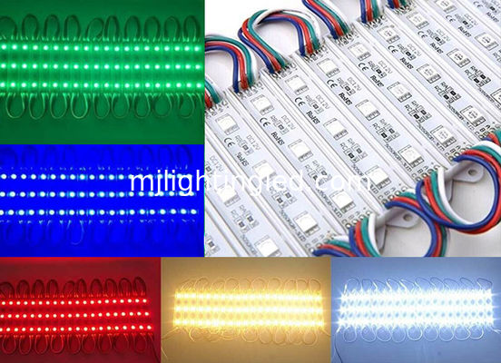 5050 RGB Module LED 12V étanche RGB Modules à LED changeant de couleur Éclairage pour affichage publicitaire