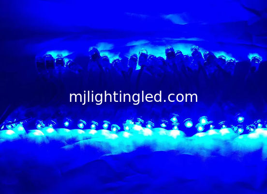 50 pièces en chaîne 9 mm LED Pixels Module en chaîne de lumière Bule Couleur IP68 5V Fêtes / Noël / Festival Lumières
