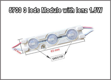1Module LED de 5 W avec lentille DC12V Modules d'injection pour la publicité Rouge Vert Bleu Jaune Blanc Rose
