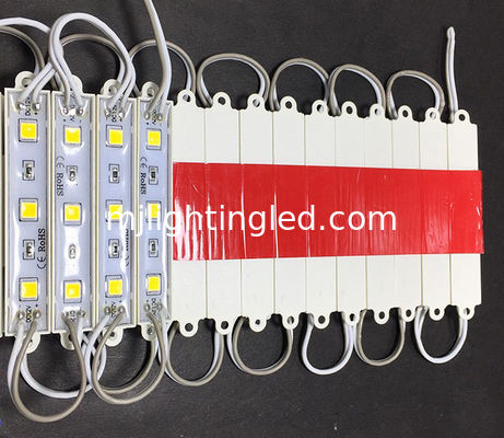 3 Module LED 5050, 0,8W 12V, blanc froid 6000-6500K, IP65 pour le luminosité de l'insigne