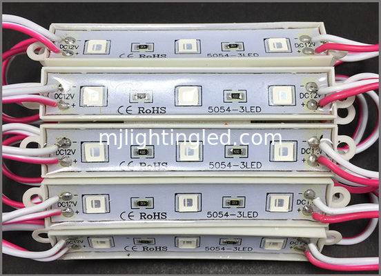 Module LED 3 de LED Rouge 5054, 0.72W 12V, IP65 pour l'image de marque de magasin