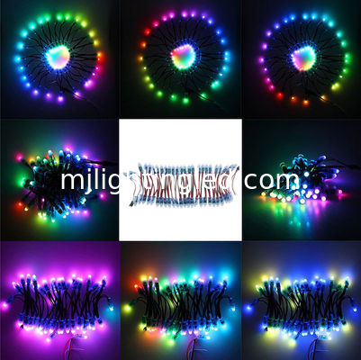 12mm 5V LED Dot Lights Fullcolor 281IC 1903IC Pour Décoration de Scène