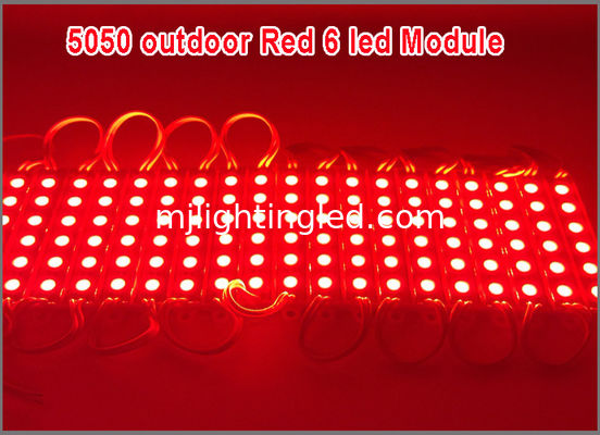 Module 5050 6-LED pour lettres miniatures en acrylique DC12V, étanche IP68, modules de rétroéclairage LED pour enseignes, modules pour caissons lumineux publicitaires