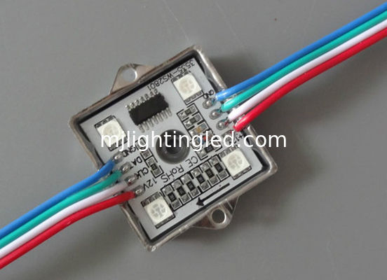 Le pixel imperméable de 4leds SMD5050 RVB a mené le module 6803 DC12V annonçant des modules de LED que la décoration s'allume pour la barre